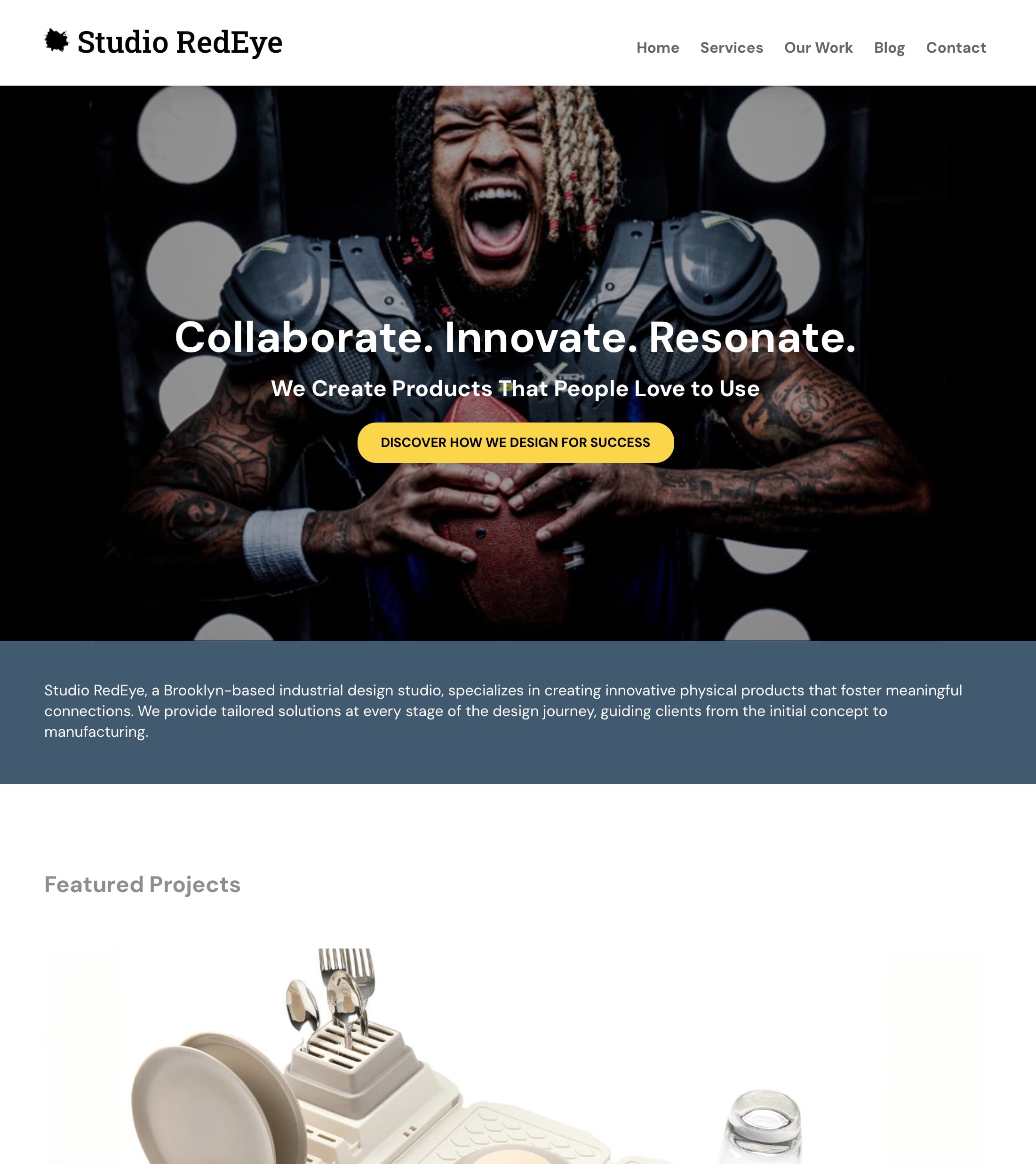 Studio RedEye website by designICU